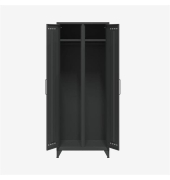Fern MAX634 Kleiderschrank, fester Fachboden + Kleiderstange, anthrazit