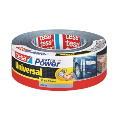 Extra Power Universal Gewebeband 56389, 50mx50mm, schwarz