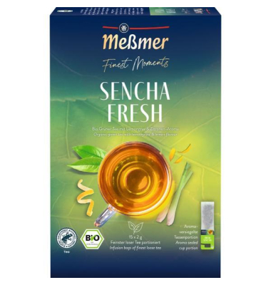 Fineset Moments Bio Sencha Fresh, 15 Portionen