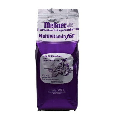 Arbeitsschutzgetr&auml;nk, Multivitamin-Fit, im Beutel, 10x1000g