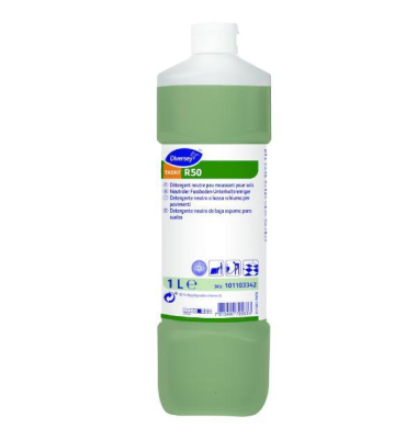 R50 Niedrigsch&auml;umender, neutraler Fu&szlig;bodenreiniger, 1L
