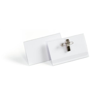 Namenschild 824219, 54x90mm, mit Kombiklemme rPET