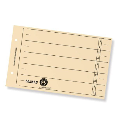 Trennbl&auml;tter Falken 11285095F, A5quer, 180 g, chamois