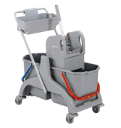 Doppelfahrwagen SCPEC36BD, 2 x 18 l, grau