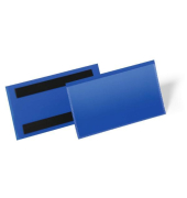 Etikettentasche 174207, magnetisch, 150x67mm, blau
