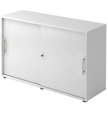 Schiebet&uuml;renschrank V1752S/W/W/RE, wei&szlig;
