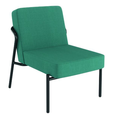 Medso Sessel Classic Stoff, Gr&ouml;&szlig;e: S, blau