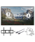 Pack 3 DISCOVER 2 86Z+ Wandhalt. VESA + Kabel + Installationsservice