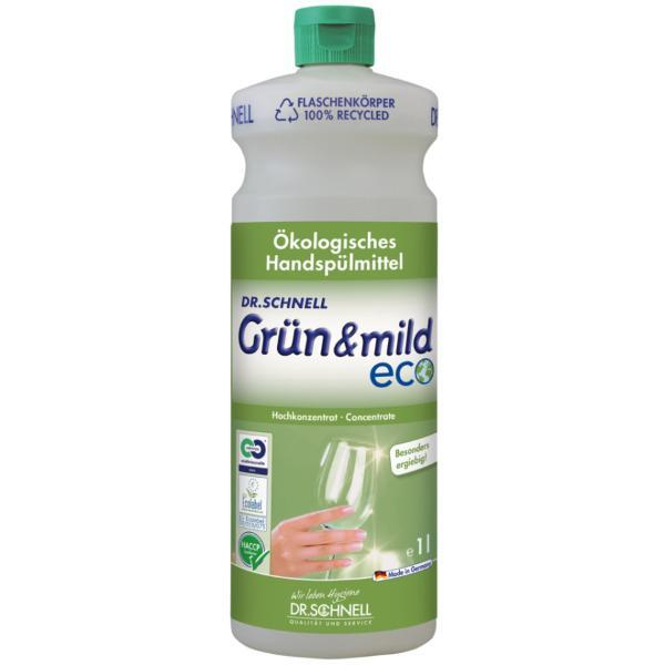 Dr.schnell Geschirrspülmittel 36924 Grün & mild, 1 Liter, Flasche, ohne 4008439369244 Dr.schnell