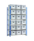 Rangeco Archivboxen, 6 Ebenen, H 2000 x B 1250 x T 540mm
