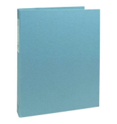 Ringbuch 51232E, A4 4 Ringe 30mm Ring-&Oslash; Recyclingkarton blau