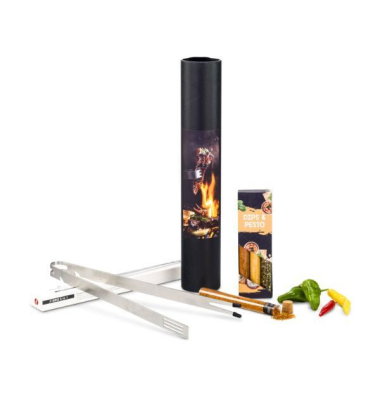 Geschenkset Grill & Dip mit ROMINOX Grillzange und Dips