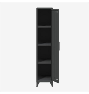 Fern 3S634 Garderobenschrank mit 3 Fachb&ouml;den, 38cm, anthrazit