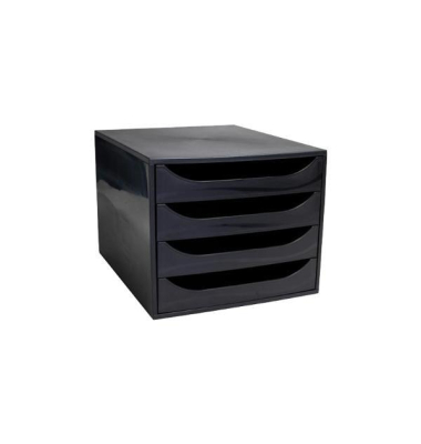 Schubladenbox Ecobox, Farbe: Schwarz