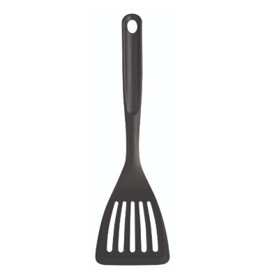 Gastromax geschlitzter Pfannenwender, 30 cm, schwarz