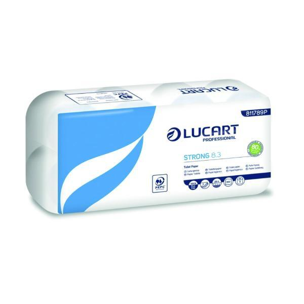 Lucart Toilettenpapier  811789P, weiß, 250 Blatt, 8005892343336 Lucart 72 Stück