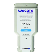 Wecare Tinte kompaibel mit Hp 730 Cyan