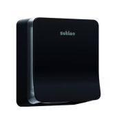 Falthandtuchspender 333403, schwarz