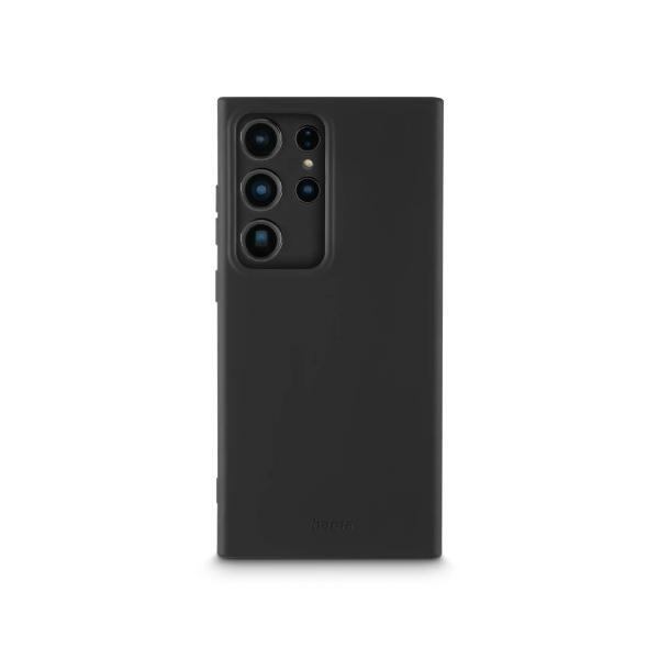 Hama Samsung S24 Ultra Handyhülle Fantastic Feel, Farbe: Schwarz 4047443517999 Hama