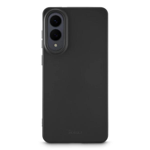 Hama Samsung S25 Edge Handyhülle Fantastic Feel, Farbe: Schwarz 4007249805942 Hama