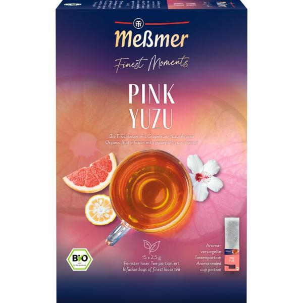 Messmer Früchtetee Fineset Moments 109272, Pink Yuzu, in Beuteln 4002221054806 Messmer 15 Stück