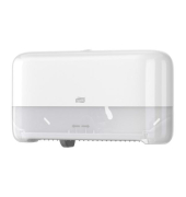 Tork 558060 Doppelrollenspender f&uuml;r H&uuml;lsenloses Toilettenpapier  wei&szlig;