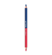 Silbentrennstift 810838, Ergonomische Dreikantform, blau und rot