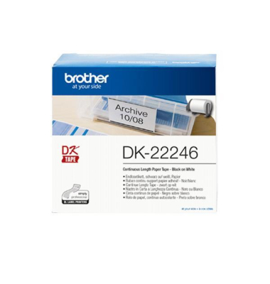 Etiketten DK-22246, 30,48m x 103mm, f&uuml;r Brother QL wei&szlig;