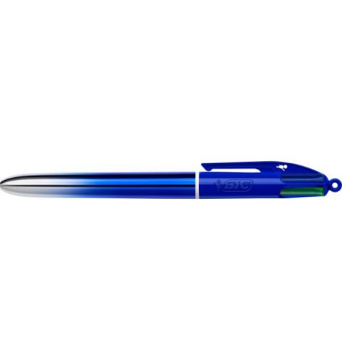 4 Colors Smooth 4-Farbkugelschreiber Gradient 524091, blau metallic