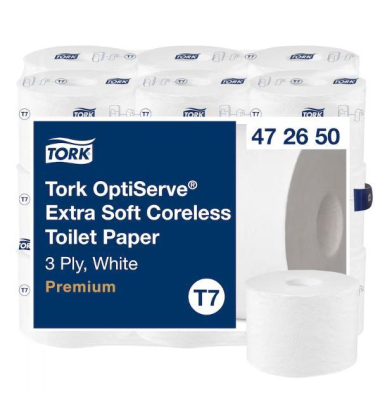 Toilettenpapier  472650, 3-lagig, wei&szlig;, 