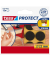 Protect Filzgleiter 57893, rund, Durchmesser: 22mm, braun