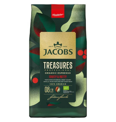 Espresso Treasures 4039398, 1kg, ganze Bohnen im Vakuumbeutel