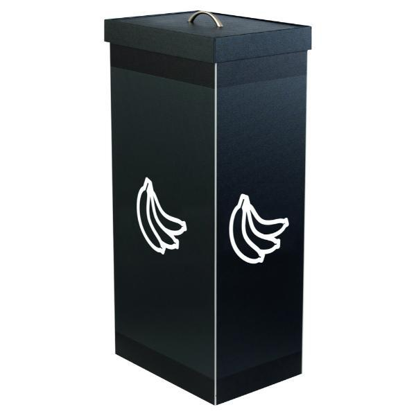 PAPERFLOW Lebensmittel-Abfallbehälter, 60 Liter, schwarz 3660141969023 PAPERFLOW