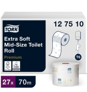 Toilettenpapier  127510, 3-lagig, wei&szlig;, 