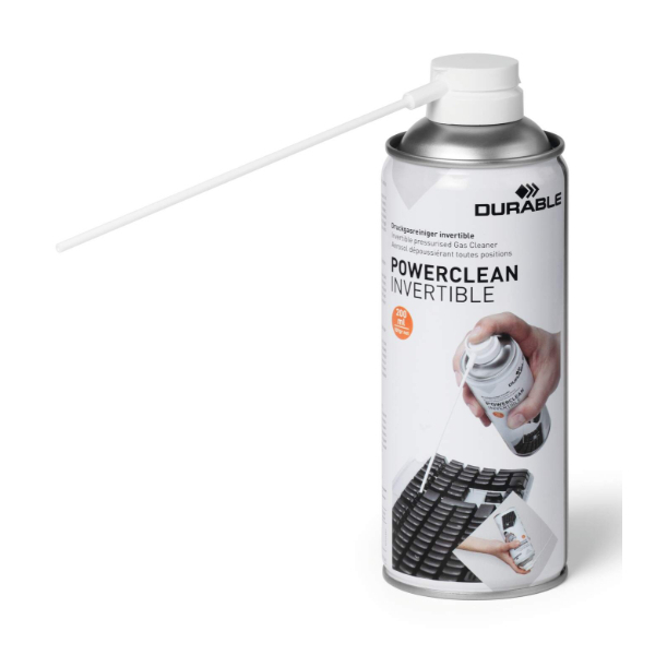 Durabble DURABLE Druckgasreiniger POWERCLEAN INVERTIBLE 200 579719, transparent 4005546504636 Durabble