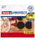 Protect Filzgleiter 57894, rund, Durchmesser: 26mm, braun