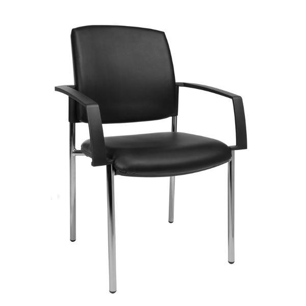 Topstar 4-Fuß-Besucherstuhl BTOB 10 Polster - Kunstlederbezug 4014296329345 Topstar