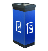 Papierkorb CTSPAP.01.LY, blau/schwarz