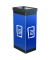 Recycling-Papierbeh&auml;lter, 60 Liter, blauschwarz