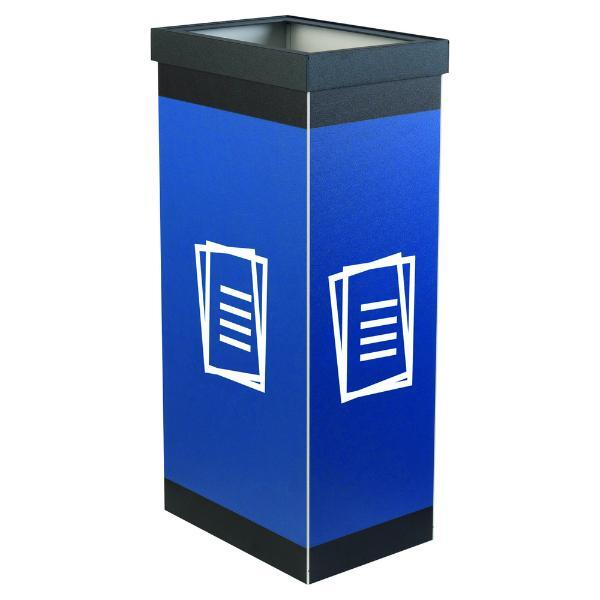 PAPERFLOW Papierkorb CTSPAP.01.LY, blau/schwarz 3660141969030 PAPERFLOW