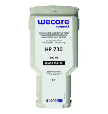 Wecare Tinte kompaibel mit Hp 730 Schwarz