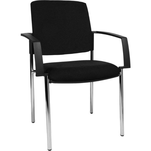 Topstar 4-Fuß-Besucherstuhl BTOB 10 Polster - Stoffbezug 4014296279497 Topstar