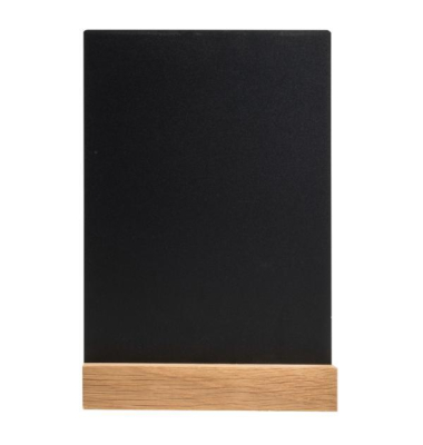 Tischtafel A5 in Schieferoptik 85240D, 148x52x210 mm, schwarz