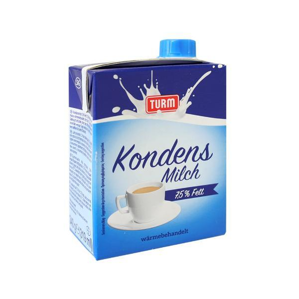 TURM SAHNE Kondensmilch 33000, 7,5% Fett, 20x340g, Tetrapack 4027300330305 TURM SAHNE 20 Stück