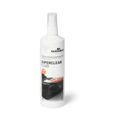 DURABLE Kunststoffreinigungsspray SUPERCLEAN FLUID 250ml 578119, transparent