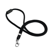 Textilband rPet 824101, mit Karabiner, schwarz