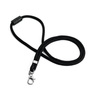 Textilband rPet 824101, mit Karabiner, schwarz