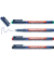Kabelmarker 8407 4er Etui farbig sortiert 0,3mm Rundspitze
