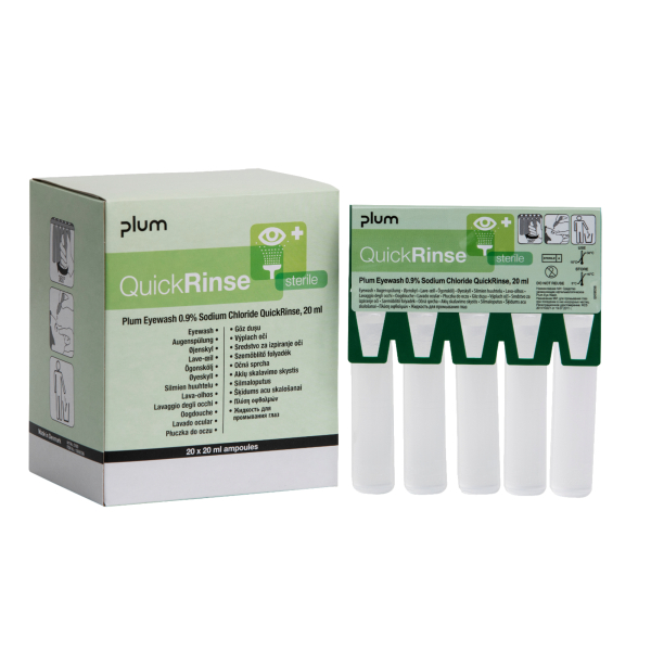 Plum Augenspülung QuickRinse 20ml 4x5St 5715205108622 Plum 4 Stück