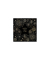 Servietten 32516515, schwarz/gold / goldenesNeujahr, 3-lagig, 25x25cm